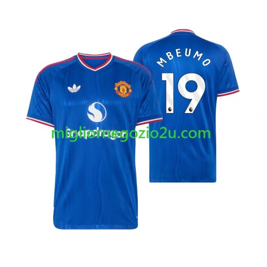 Maglia Manchester United Bryan Mbeumo 19 Uomo Trasferta Divisa 2026-2027 Manica Corta