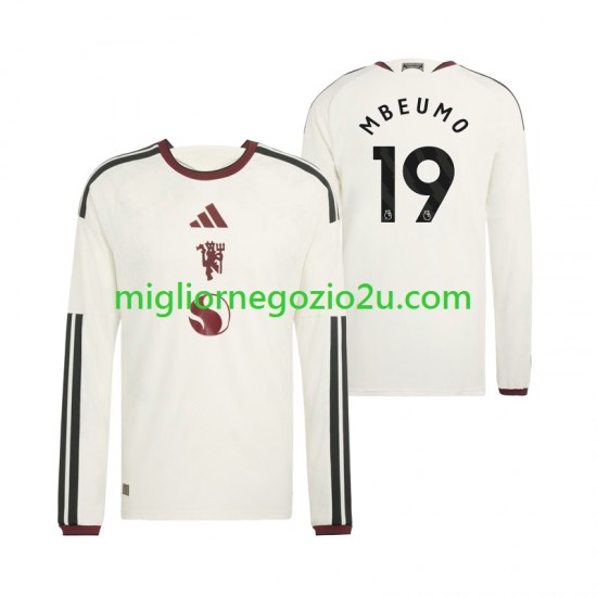 Maglia Manchester United Bryan Mbeumo 19 Uomo Terza Divisa 2026-2027 Manica Lunga