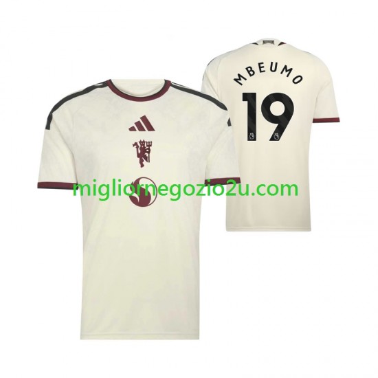 Maglia Manchester United Bryan Mbeumo 19 Uomo Terza Divisa 2026-2027 Manica Corta