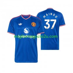 Maglia Manchester United Kobbie Mainoo 37 Uomo Trasferta Divisa 2026-2027 Manica Corta