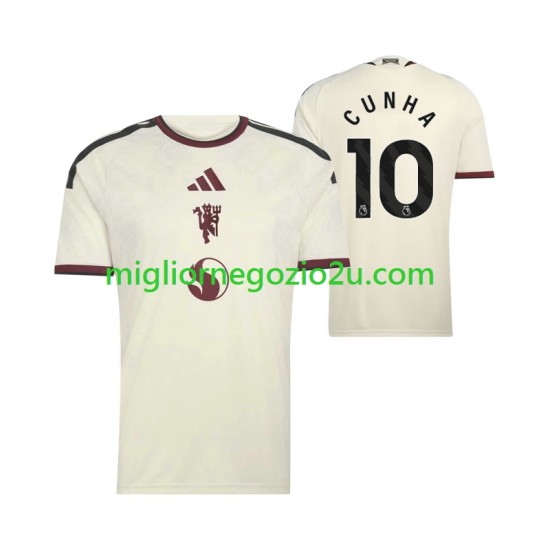 Maglia Manchester United Matheus Cunha 10 Uomo Terza Divisa 2026-2027 Manica Corta