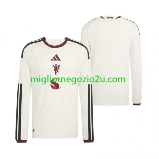 Maglia Manchester United Uomo Terza Divisa 2026-2027 Manica Lunga