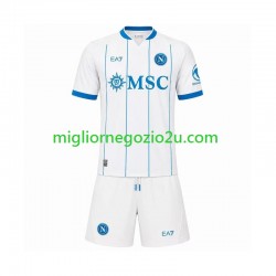 Maglia Napoli Bambino Trasferta Divisa 2026-2027 Manica Corta