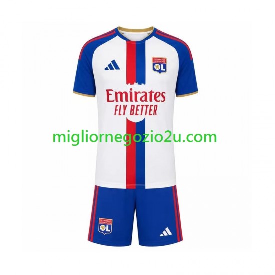 Maglia Olympique Lyonnais Bambino Trasferta Divisa 2026-2027 Manica Corta