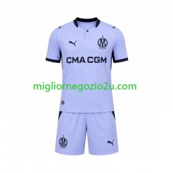 Maglia Olympique de Marseille Bambino Terza Divisa 2026-2027 Manica Corta