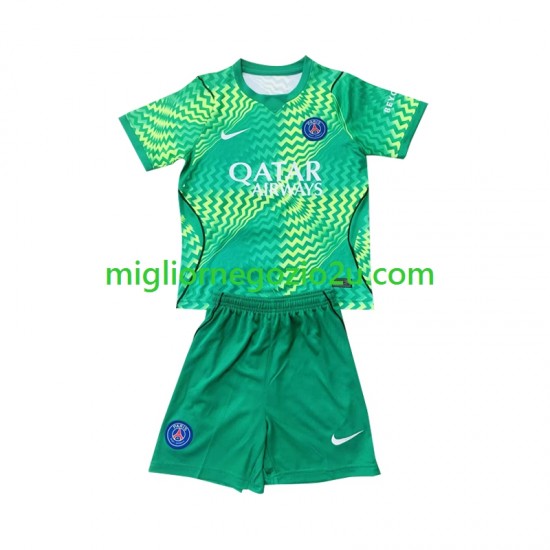 Maglia Paris Saint-Germain Portiere Bambino Trasferta Divisa 2026-2027 Manica Corta