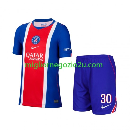 Maglia Paris Saint-Germain Lionel Messi 30 Bambino Casa Divisa 2026-2027 Manica Corta