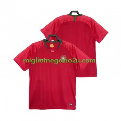 Maglia Portogallo 2018 Retro Uomo Casa Divisa Manica Corta