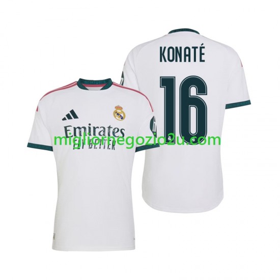 Maglia Real Madrid Ibrahima Konate 16 Uomo Casa Divisa 2026-2027 Manica Corta