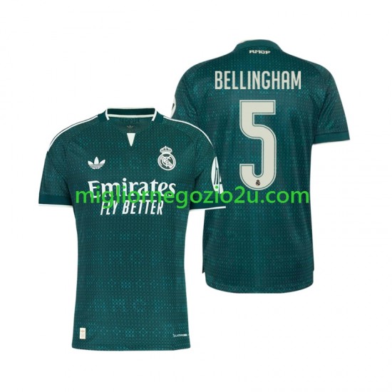 Maglia Real Madrid Jude Bellingham 5 Uomo Trasferta Divisa 2026-2027 Manica Corta