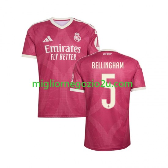 Maglia Real Madrid Jude Bellingham 5 Uomo Terza Divisa 2026-2027 Manica Corta