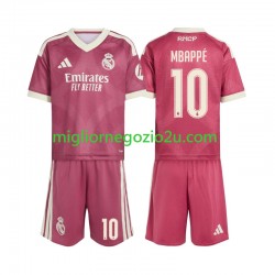 Maglia Real Madrid Mbappé Kylian 10 Bambino Terza Divisa 2026-2027 Manica Corta