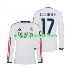Maglia Real Madrid Marc Cucurella 17 Uomo Casa Divisa 2026-2027 Manica Lunga