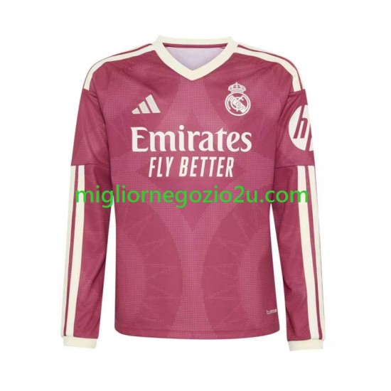 Maglia Real Madrid Uomo Terza Divisa 2026-2027 Manica Lunga