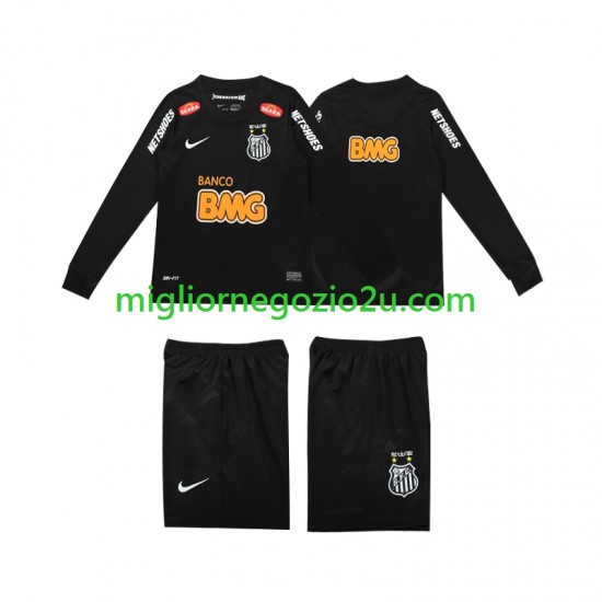 Maglia Santos Classic 2012 2013 Retro Bambino Trasferta Divisa Manica Lunga