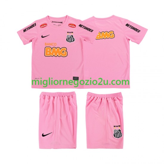 Maglia Santos 2012 2013 Retro Bambino Quarta Divisa Manica Corta