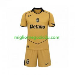 Maglia Sporting CP Bambino Trasferta Divisa 2026-2027 Manica Corta