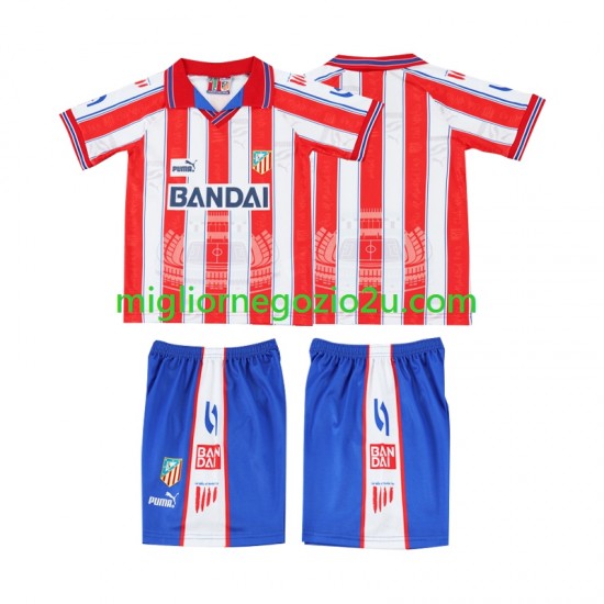Maglia Sporting CP 1996 1997 Retro Bambino Casa Divisa Manica Corta