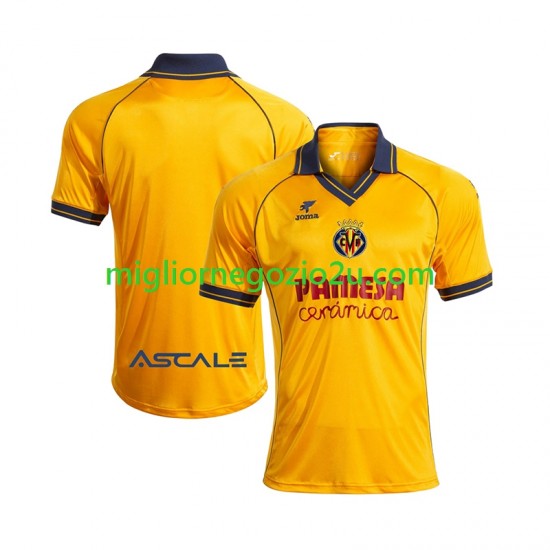 Maglia Villarreal CF Retro Uomo Casa Divisa 2025-2026 Manica Corta
