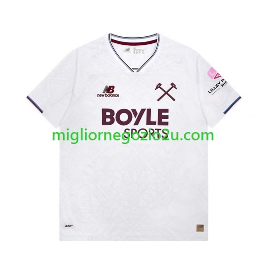 Maglia West Ham United Uomo Trasferta Divisa 2026-2027 Manica Corta