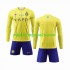 Maglia Al-Nassr Bambino Casa Divisa 2023-2024 Manica Lunga