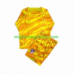 Maglia Atlético Madrid Orangecolor Portiere Bambino 2023-2024 Manica Lunga