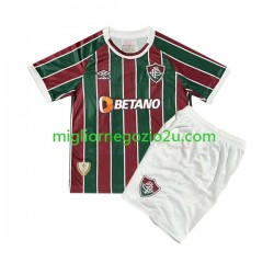 Maglia Fluminense Bambino Casa Divisa 2023-2024 Manica Corta