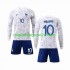 Maglia Francia Mbappé 10 Bambino Trasferta Divisa Mondiali 2022 Manica Lunga