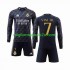 Maglia Real Madrid Vini Jr 7 Bambino Trasferta Divisa 2023-2024 Manica Lunga