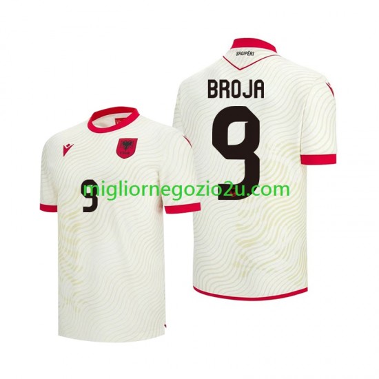 Maglia Albania Armando Broja 9 Uomo Trasferta Divisa Mondiali 2026 Manica Corta