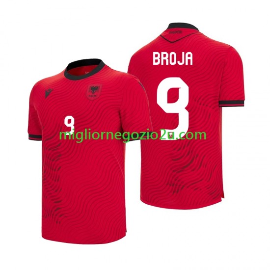Maglia Albania Armando Broja 9 Uomo Casa Divisa Mondiali 2026 Manica Corta