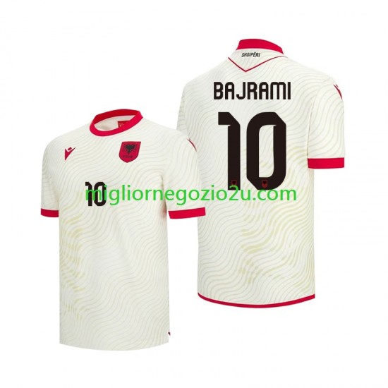 Maglia Albania Nedim Bajrami 10 Uomo Trasferta Divisa Mondiali 2026 Manica Corta