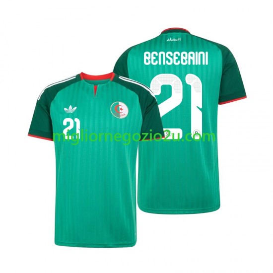 Maglia Algeria Ramy Bensebaini 21 Uomo Trasferta Divisa 2026 Manica Corta