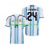 Maglia Argentina Enzo Fernandez 24 Uomo Casa Divisa Mondiali 2026 Manica Corta