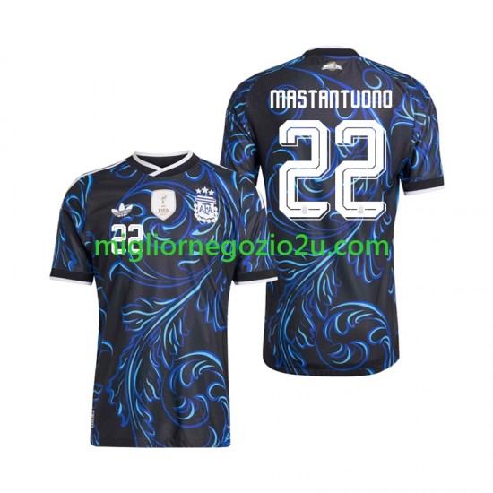 Maglia Argentina Franco Mastantuono 22 Uomo Trasferta Divisa Mondiali 2026 Manica Corta