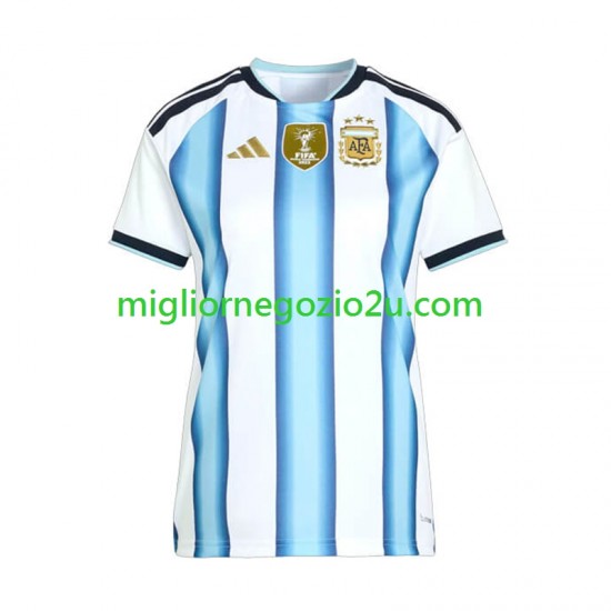 Maglia Argentina Donna Casa Divisa Mondiali 2026 Manica Corta