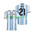 Maglia Argentina Jose Manuel Lopez 21 Uomo Casa Divisa Mondiali 2026 Manica Corta