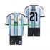 Maglia Argentina Jose Manuel Lopez 21 Bambino Casa Divisa Mondiali 2026 Manica Corta