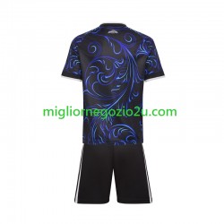 Maglia Argentina Bambino Trasferta Divisa Mondiali 2026 Manica Corta