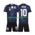 Maglia Argentina Lionel Messi 10 Bambino Trasferta Divisa Mondiali 2026 Manica Corta