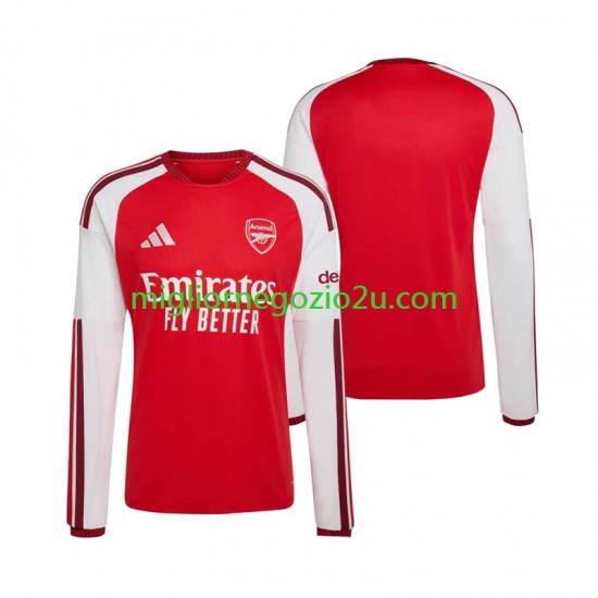 Maglia Arsenal Uomo Casa Divisa 2026-2027 Manica Lunga