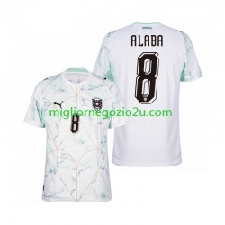 Maglia Austria David Alaba 8 Uomo Trasferta Divisa Mondiali 2026 Manica Corta