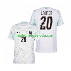 Maglia Austria Konrad Laimer 20 Uomo Trasferta Divisa Mondiali 2026 Manica Corta