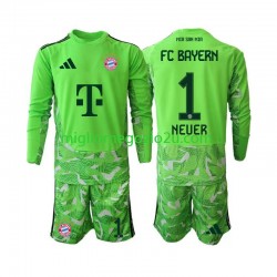 Maglia FC Bayern München Manuel Neuer 1 Portiere Bambino Casa Divisa 2026-2027 Manica Lunga