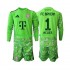 Maglia FC Bayern München Manuel Neuer 1 Portiere Bambino Casa Divisa 2026-2027 Manica Lunga