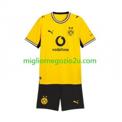Maglia Borussia Dortmund Bambino Casa Divisa 2026-2027 Manica Corta