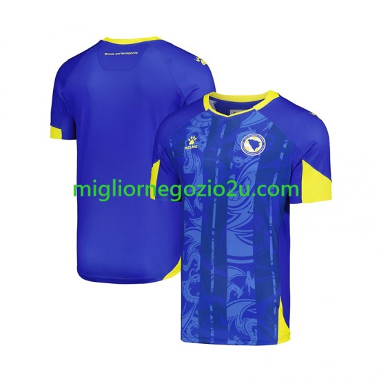 Maglia Bosnia Erzegovina Uomo Casa Divisa Mondiali 2026 Manica Corta