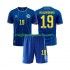 Maglia Bosnia Erzegovina Kerim Alajbegovic 19 Bambino Casa Divisa Mondiali 2026 Manica Corta