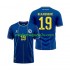Maglia Bosnia Erzegovina Kerim Alajbegovic 19 Uomo Casa Divisa Mondiali 2026 Manica Corta