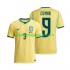 Maglia Brasile Matheus Cunha 9 Uomo Casa Divisa Mondiali 2026 Manica Corta